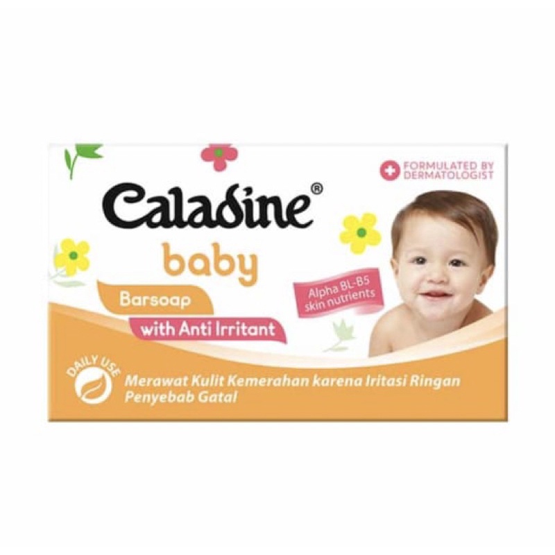 Caladine baby bar soap 85 gram ( sabun mandi bayi )