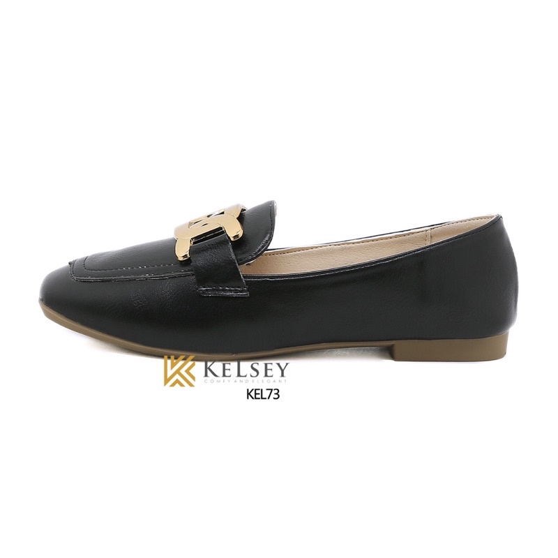 Nicole Sepatu FlatShoes Kerja Wanita Kelsey Import KEL73