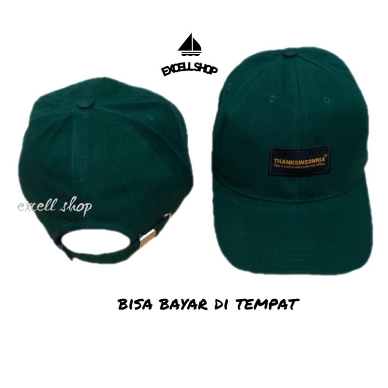 (COD) Topi Distro thanksinsomnia pria/Topi Baseball THANKSINSOMNIA Rappel Original premium clip besi