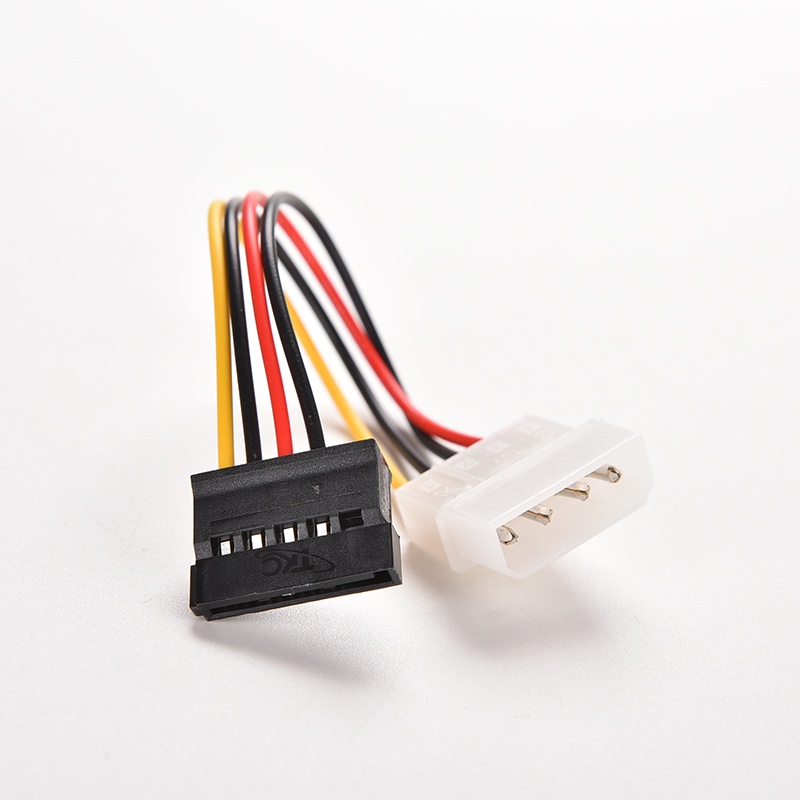 (LUCKID) 1pc Power Adapter IDE Molex 4pin Ke 15pin Serial ATA SATA Untuk Hard Disk