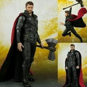 Diskon Shf Figuarts Marvel Avengers Infinity Wars Thor God Thunder Figure