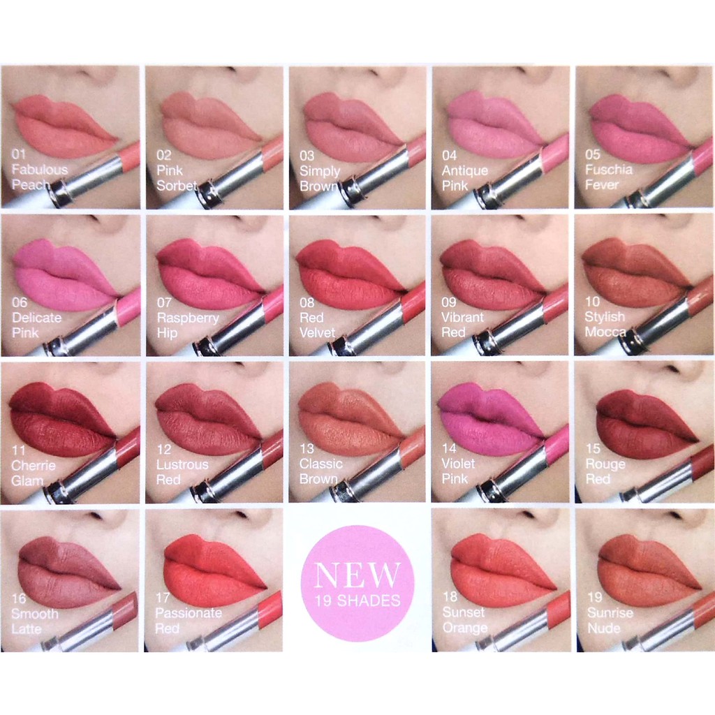 (BISA COD) Wardah Long Lasting Lipstick