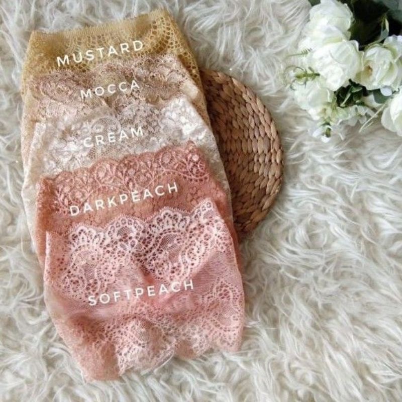 inner brukat/ciput renda daleman jilbab brukat renda murah bahan lace