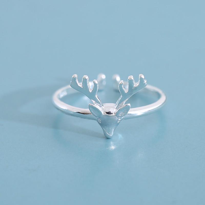 Women Silver Finger Ring Fashion Flower Star Opening Adjustable Korea Girl Hand Jewelry Accessories Hot Sale