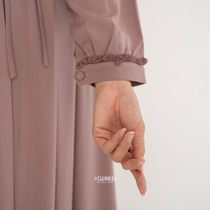 GAMIS KONDANGAN REMPEL WANITA SYARI RAYQA DRESS BY SILMEE INDONESIA - EIFFEL, XS