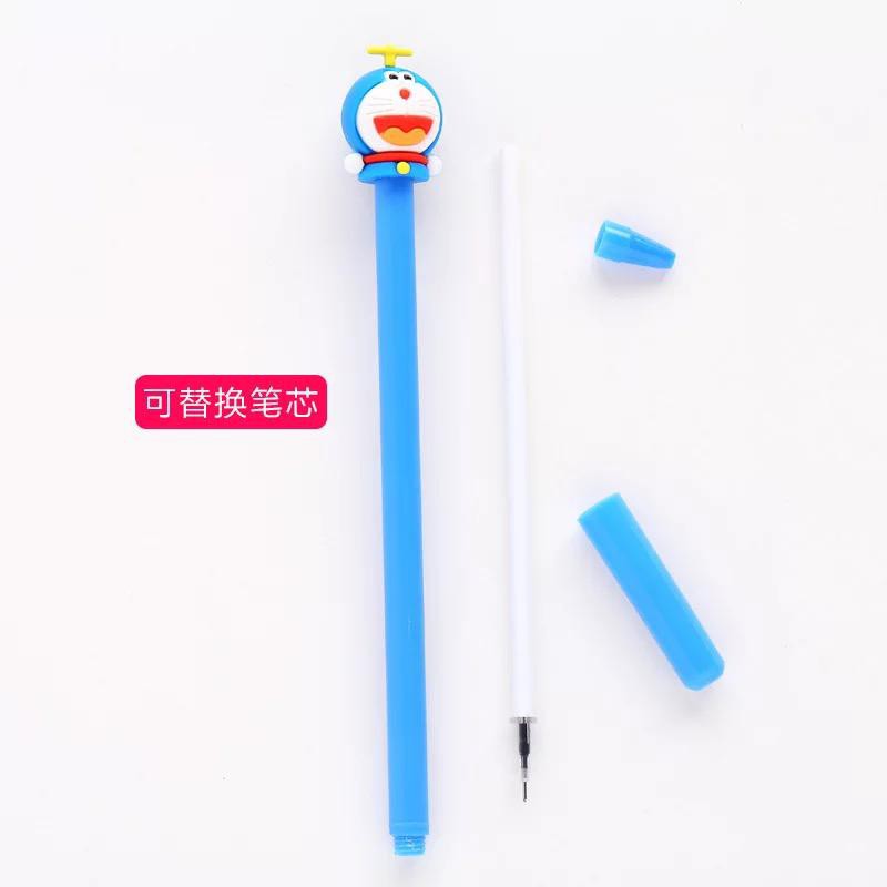 ☛TK☚ R078 Pena Karakter Doraemon Lucu Kepala Pen Pulpen Ballpoint Anak Hitam Sekolah Murah Bolpen