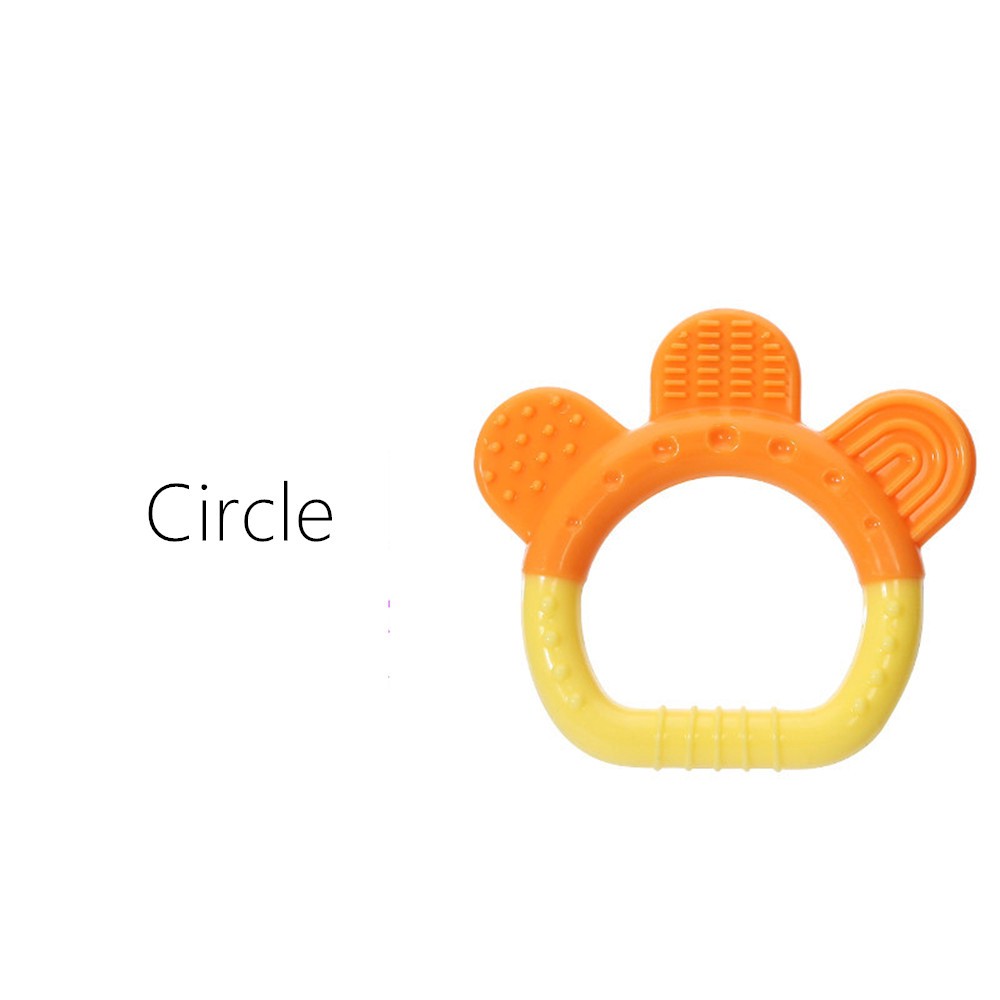 Baby Fruit Teether Gigitan Bayi Bentuk Buah / Mainan Bayi Bentuk Buah Silicone Anak Bayi-Teether jari Circle