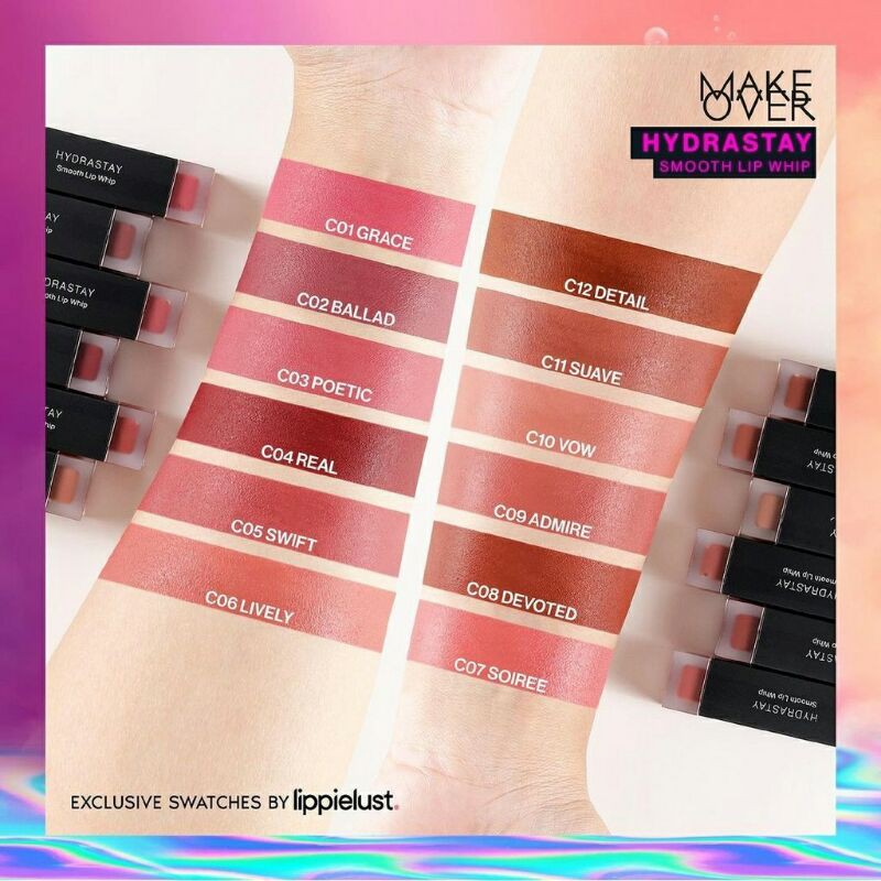 MAKE OVER Hydrastay Smooth Lip Whip 6,5gr (Lip Cream)