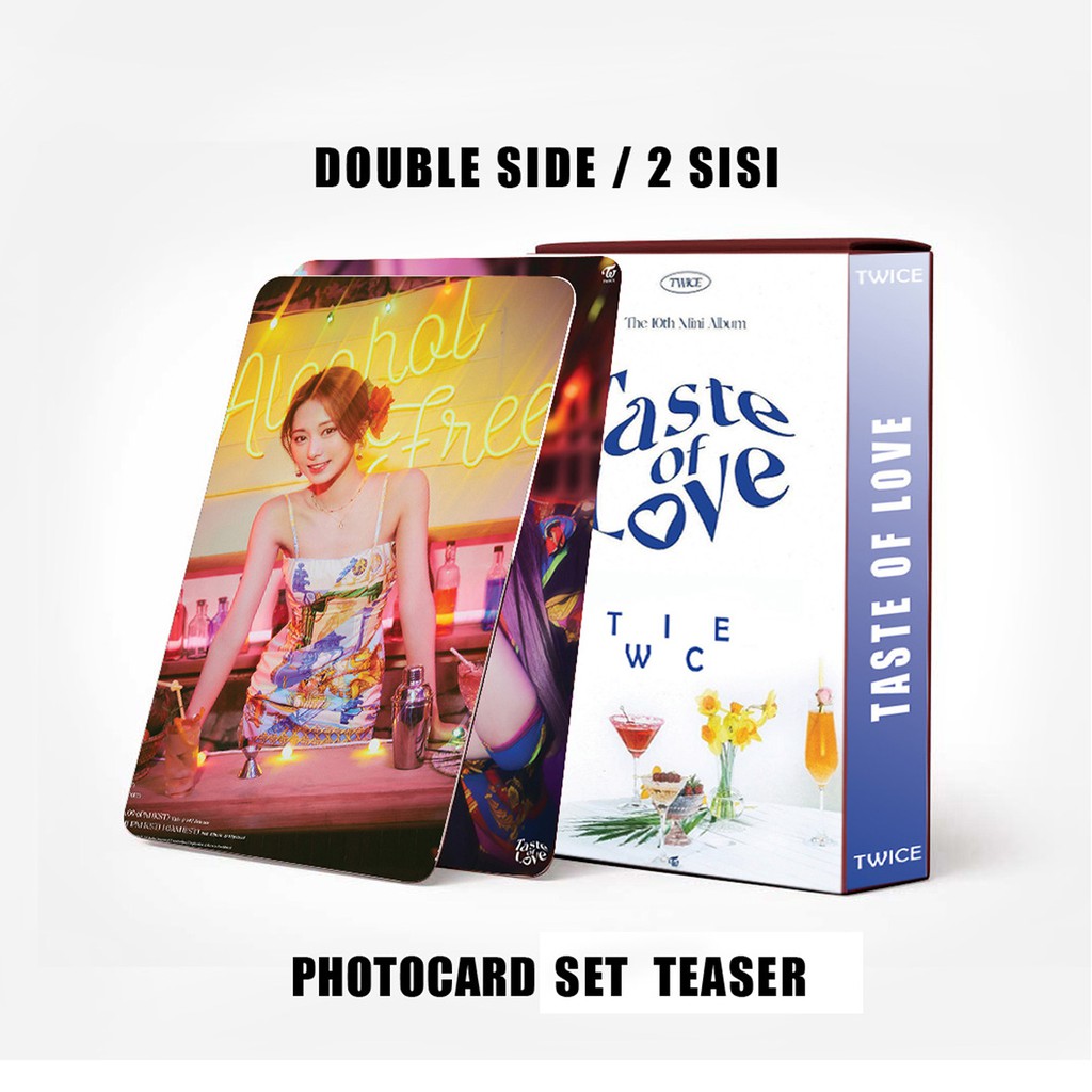 (2 SISI) PHOTOCARD TWICE TASTE OF LOVE PREMIUM