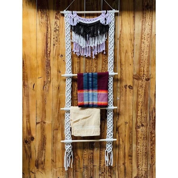 READY STOK) macramegantungan kerudung/ kain / macrame wall hanging (HD 122)