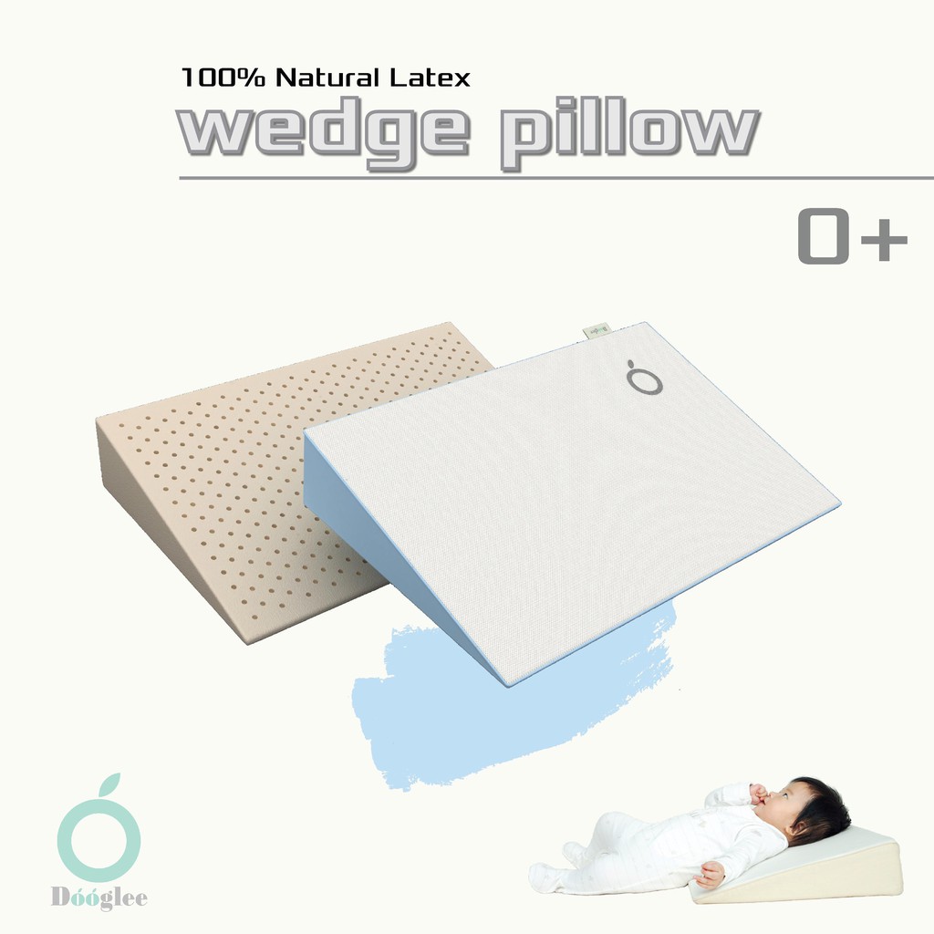 Dooglee Wedge Pillow Natural Latex Bantal Bayi Doogle WEDGE PILLOW