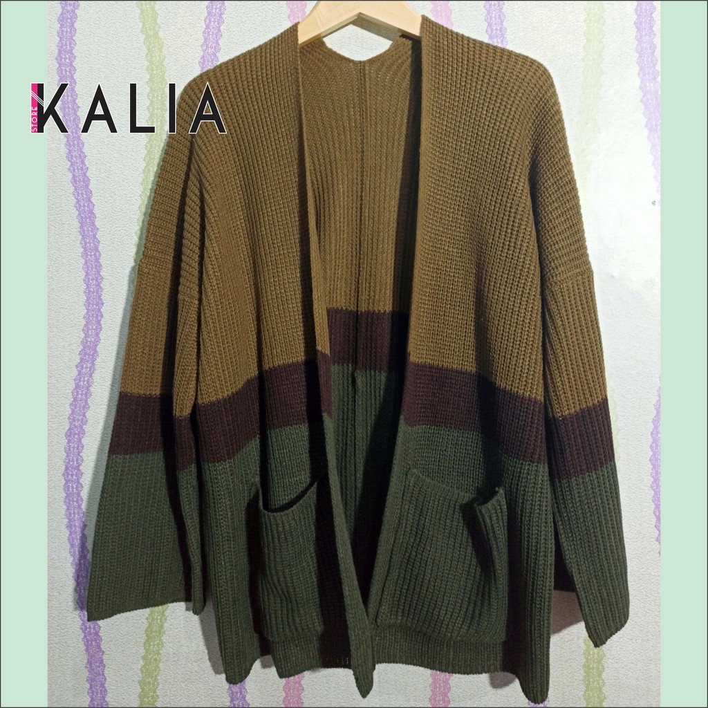 CAMEROON PASTEL CARDY OVERSIZE TEBAL premium size