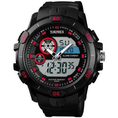 Jam Tangan Pria Dual Time Original SKMEI AD1428