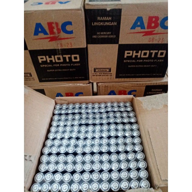 Baterai Jam ABC Hitam AA