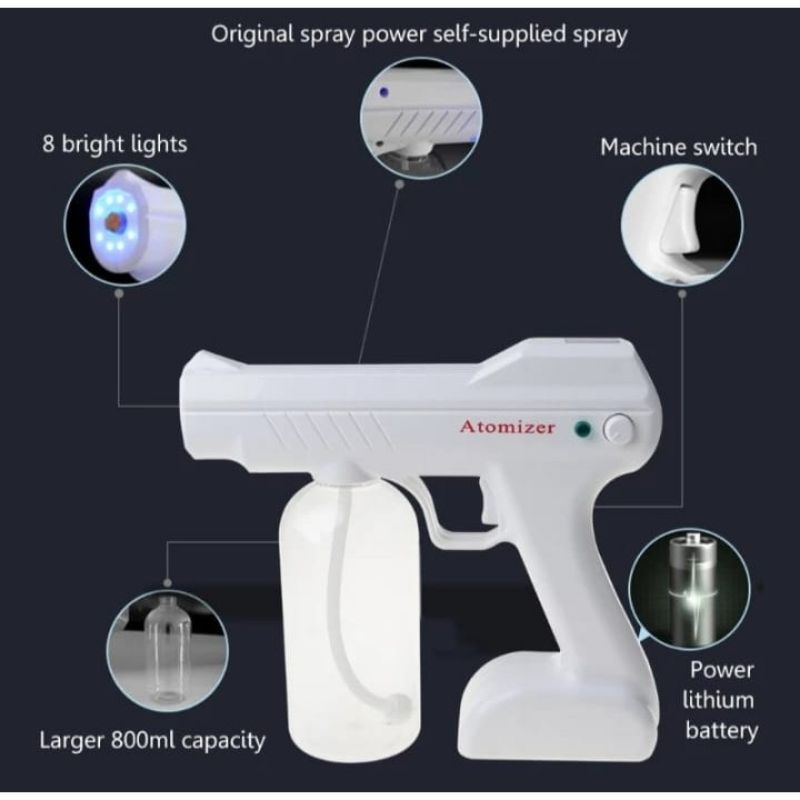 Nano Spray Gun Disinfectant Wireless 800 ml D159