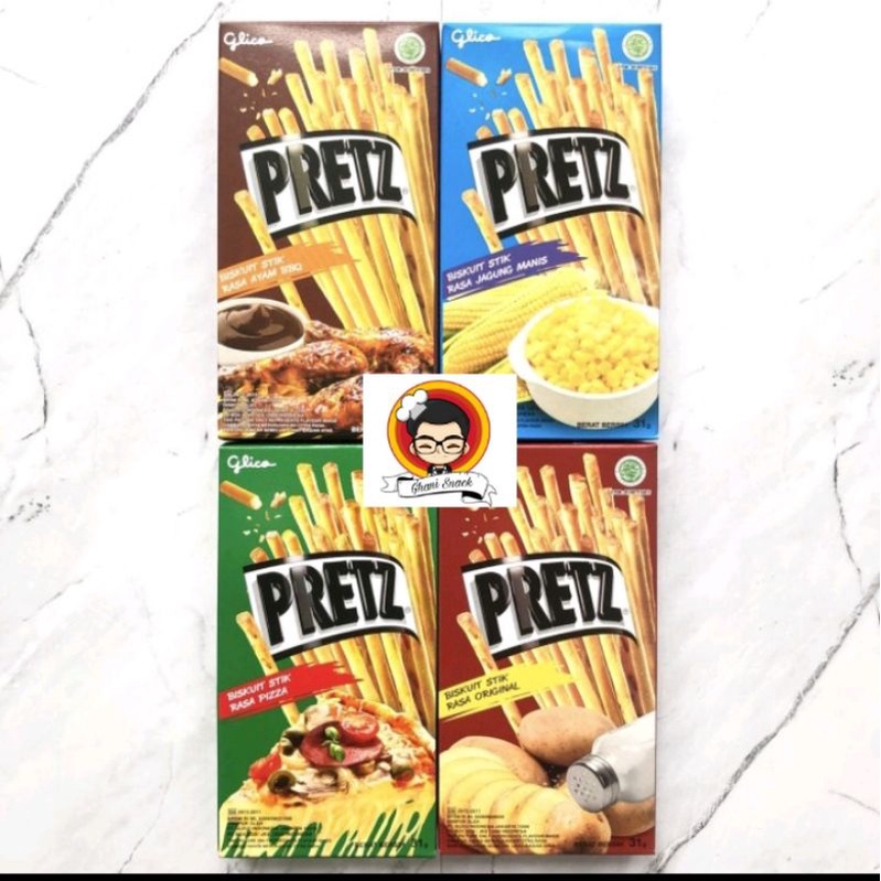 

Glico PRETZ satuan 31gr - stick nikmat enak pocky - Jagung Manis