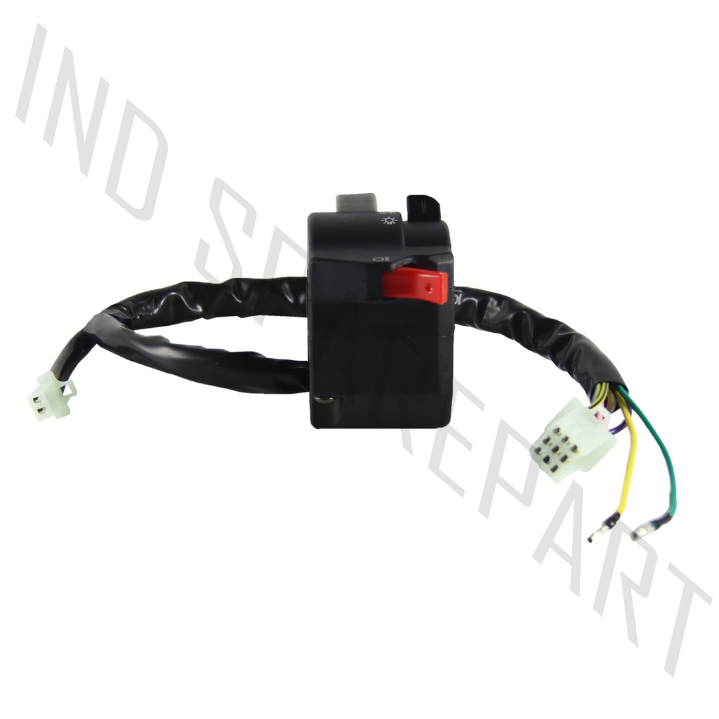 Holder-Handle Switch-Saklar Kiri-Left Lampu On-Off Scorpio/Scorpio Z