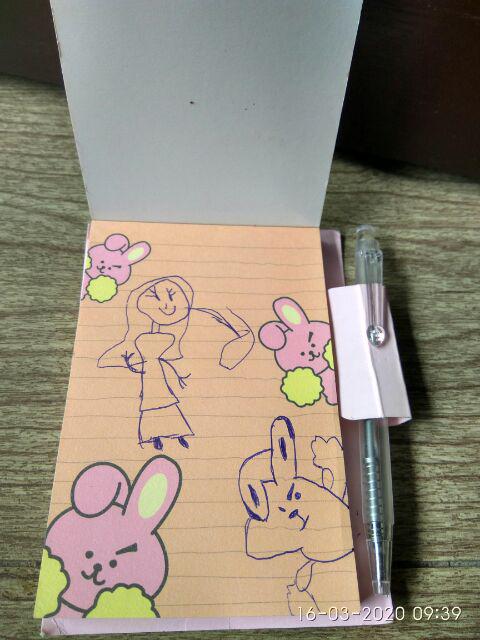 [BS] BISA COD Memo Book    Note Book KPOP BTS BT21 Buku Tulis