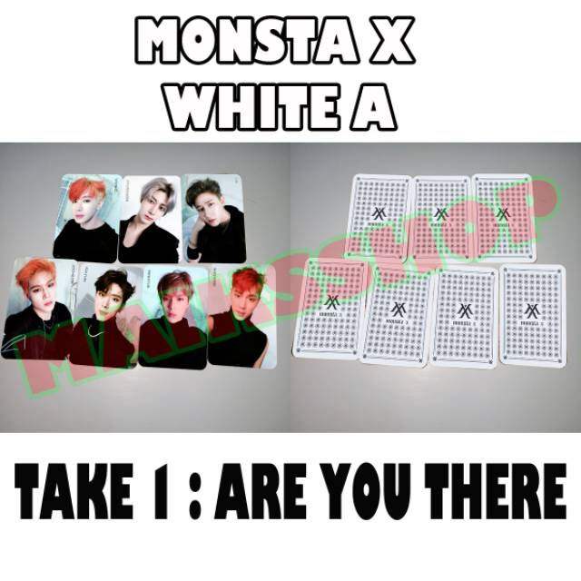 Monsta X Take 1 Are You There Photocard Kpop