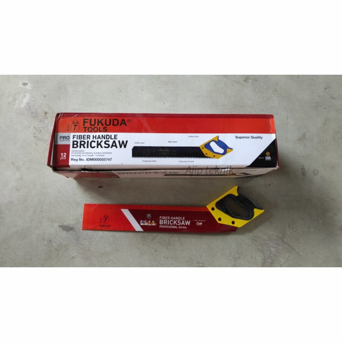 Gergaji hebel gagang karet 18&quot; Fukuda bricksaw heavy duty rah meriah