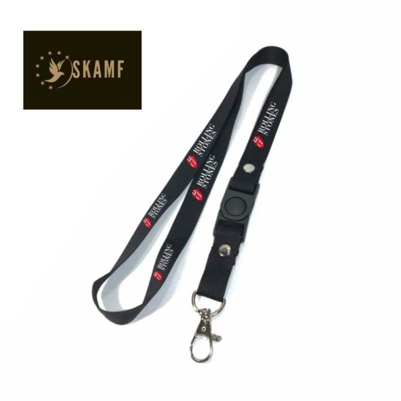 

Lanyard ROLLING STONES tali lanyard BAND gantungan kunci name tag id card kartu nama / lanyard podss vapee ROLLING STONES gantungan / bisa cod lanyard best seller / oring lengkap