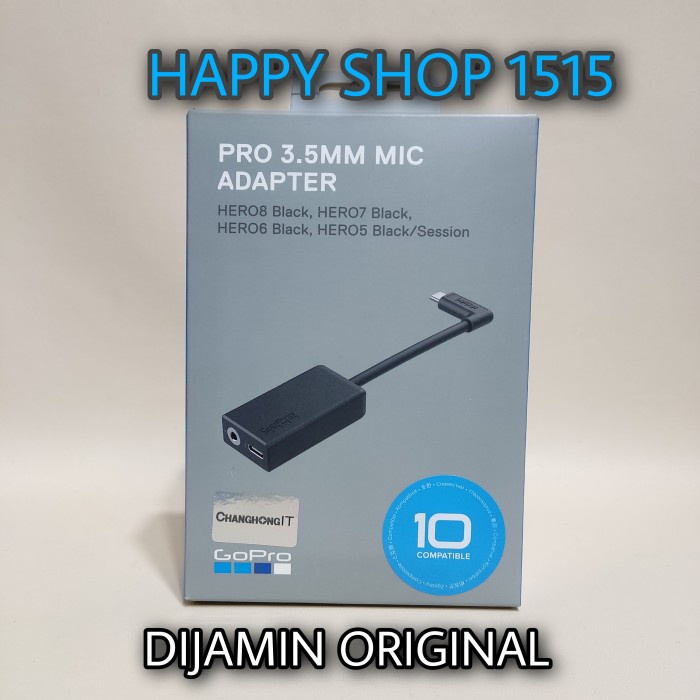 {adenastore} GOPRO PRO 3.5mm MIC ADAPTER / gopro mic adapter hero 5 Limited