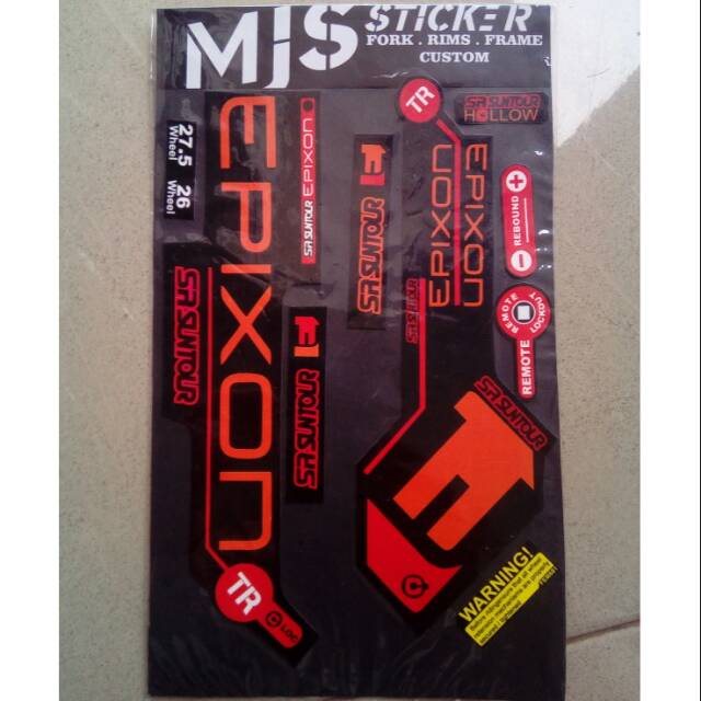 Sticker fork suntour epixon TR