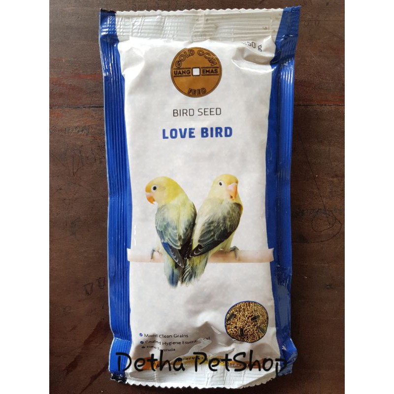 Pakan Lovebird Fighter Goldcoin : Campuran Pakan Lovebird ...