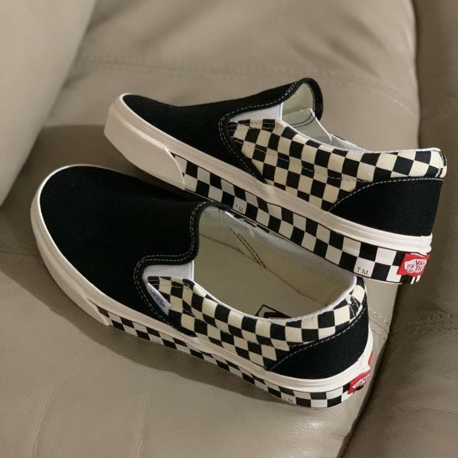VANS Slip On Sidewall Checkerboard Original