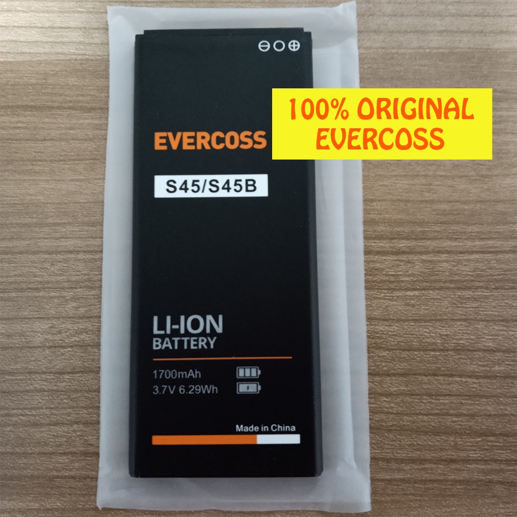 100% ORI BATERAI EVERCOSS S45 XTREAM 1 BATTERY
