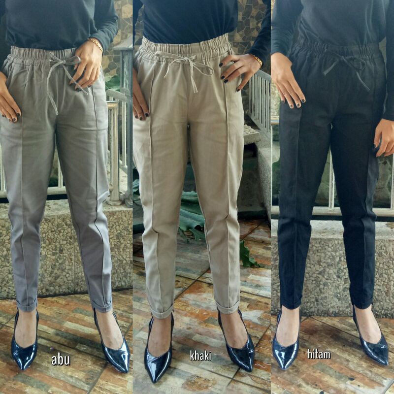 Baggy Pants Twill Combed Original Premium ukuran XXL(Jumbo)Baggy