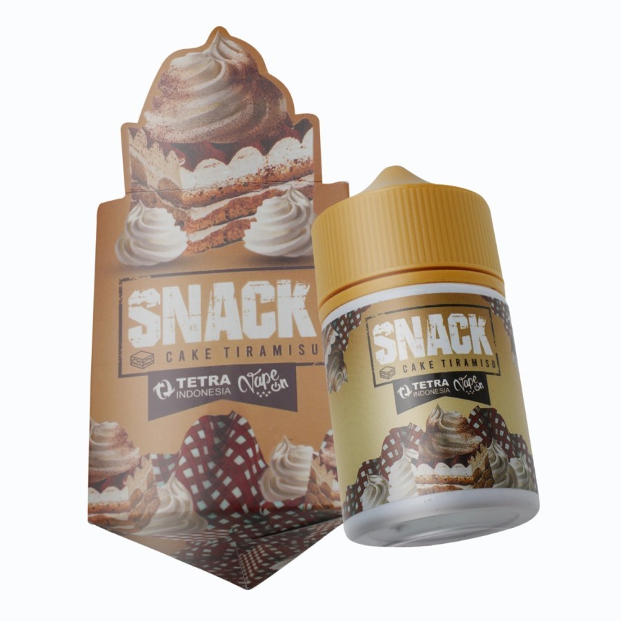 Liquid Snack V4 Cake Tiramisu 60ML 3&amp;6Mg by Tetra x Vape On Berpita Cukai