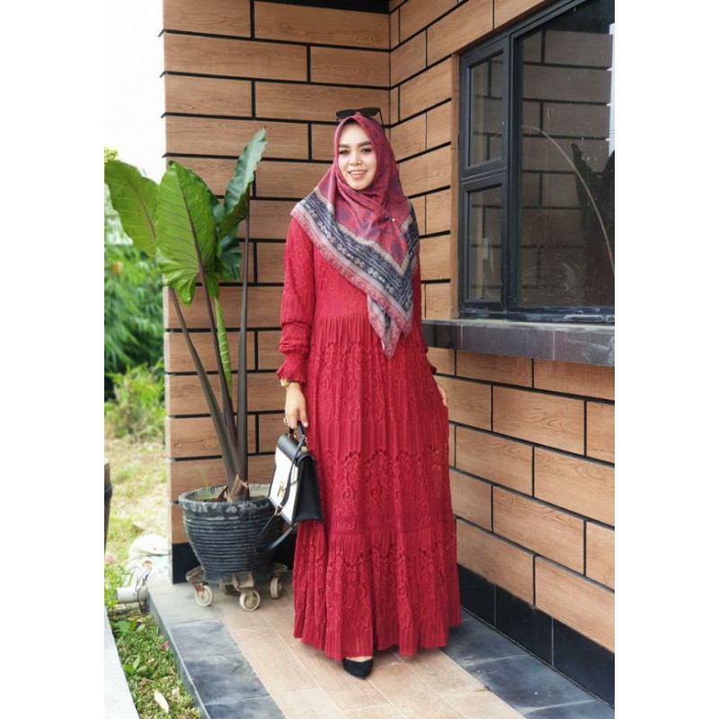 Dress syafeera brukat