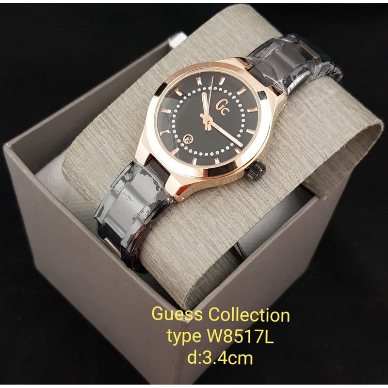 jam tangan rantai Gc W8517L tanggal aktif. Free box &amp; baterai cadangan