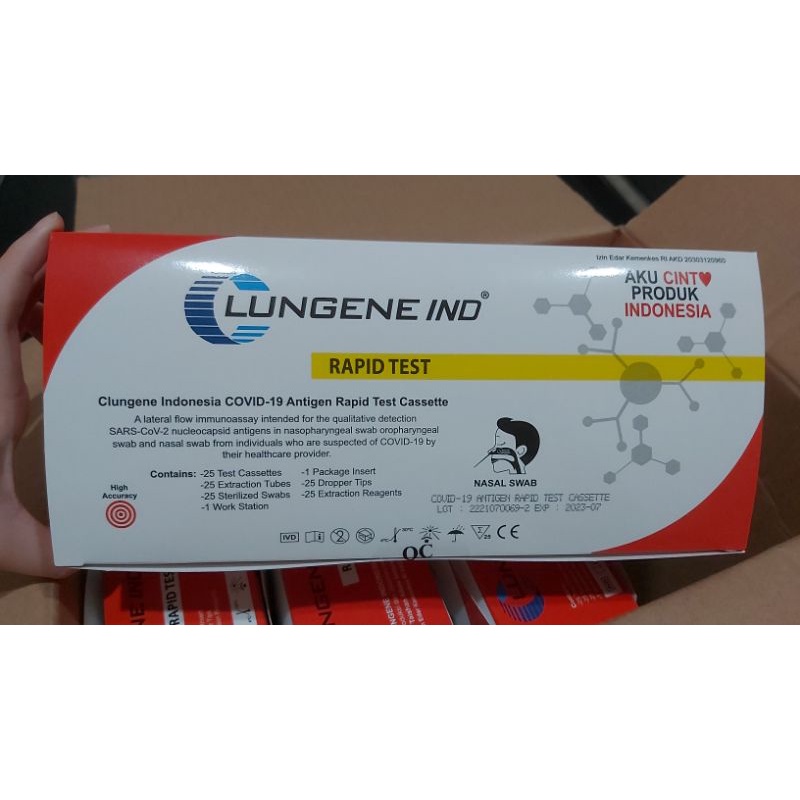Clugene Covid-19 Antigen Rapid Test - TERMURAH