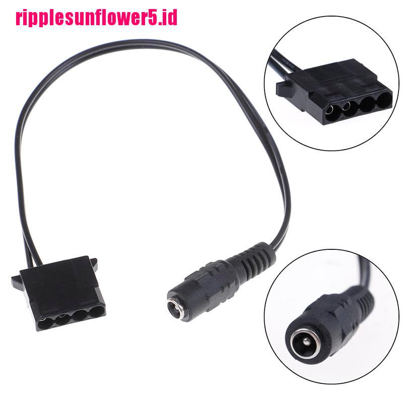 Kabel power supply DC 5.5x2.1mm female Ke 4Pin molex female Untuk adapter