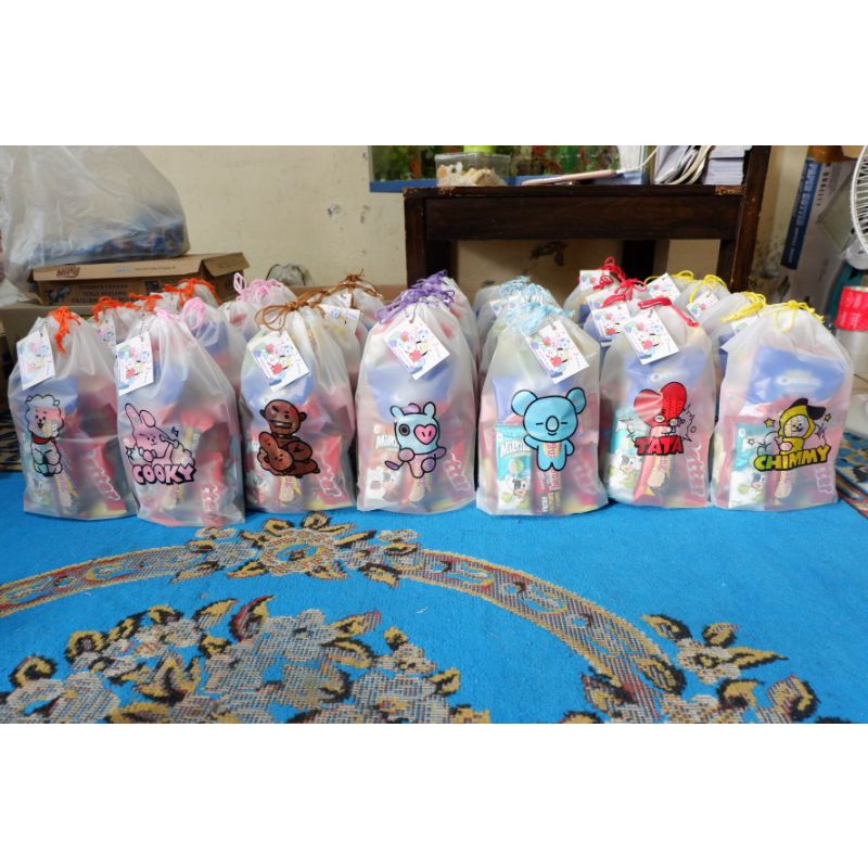 

Bingkisan ulang tahun anak BT21 / Snack ulang tahun anak / BTS / BT21
