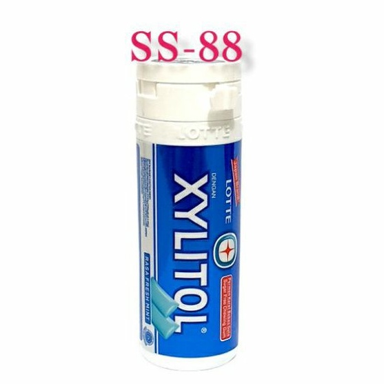 Jual PERMEN KARET XYLITOL ~ RASA FRESH MINT (KECIL / ISI 19 BUTIR ...