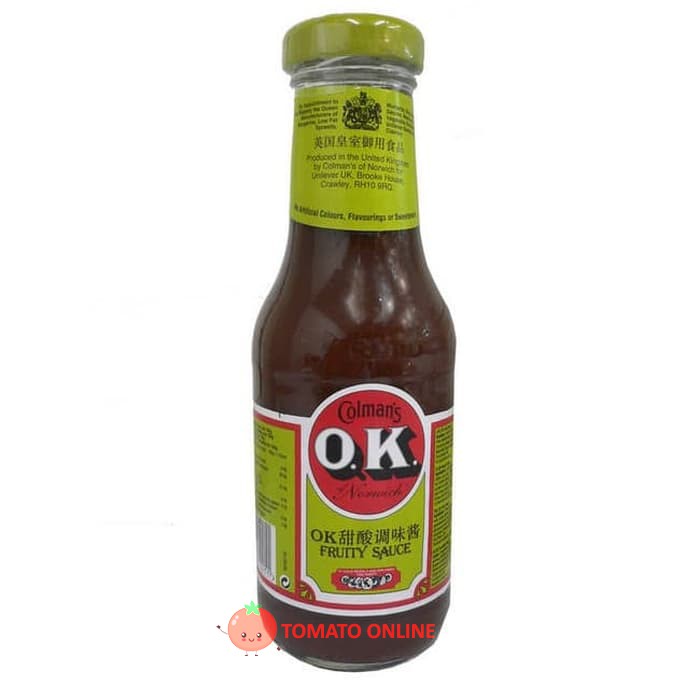 Colman's Colman Norwich / OK Fruity Sauce / 335 gram gr G / 335gr