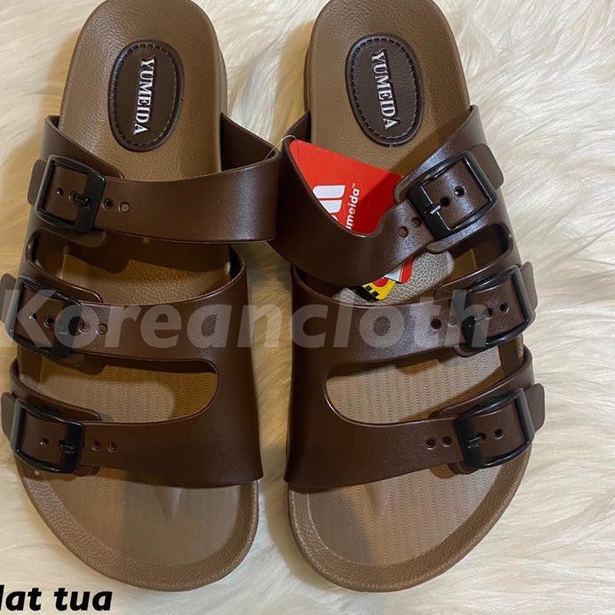 ☃ Sandal Karet Pria Yumeida (Ban 3) 9071 L - Sandal Slop Pria Wanita Yumeida 9071L ✾