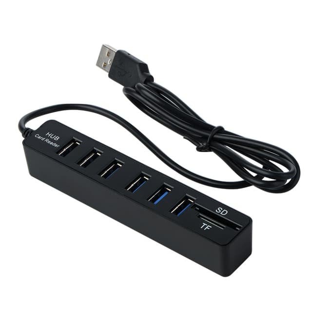 Usb Hub 6 Port Combo Card Reader