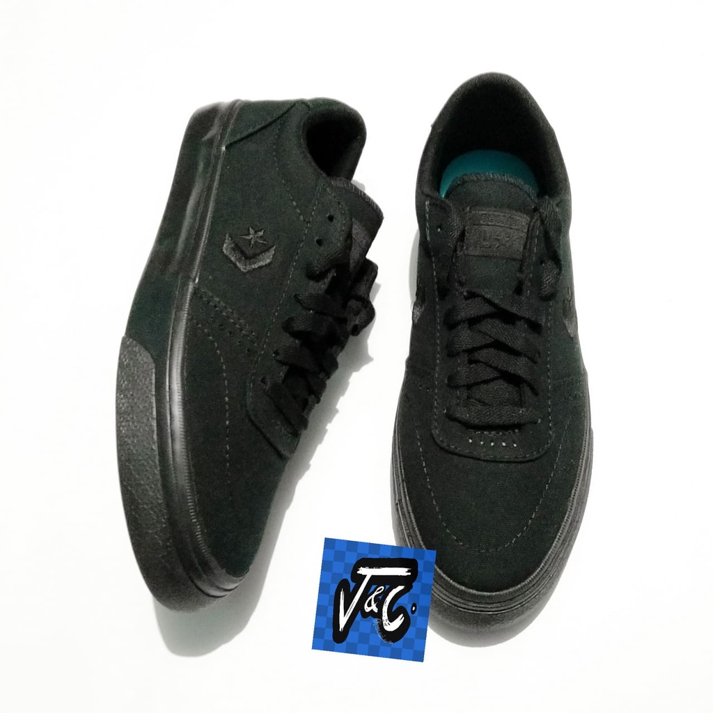 Sepatu Converse Skate Boulevard Canvas Ox Mono Black