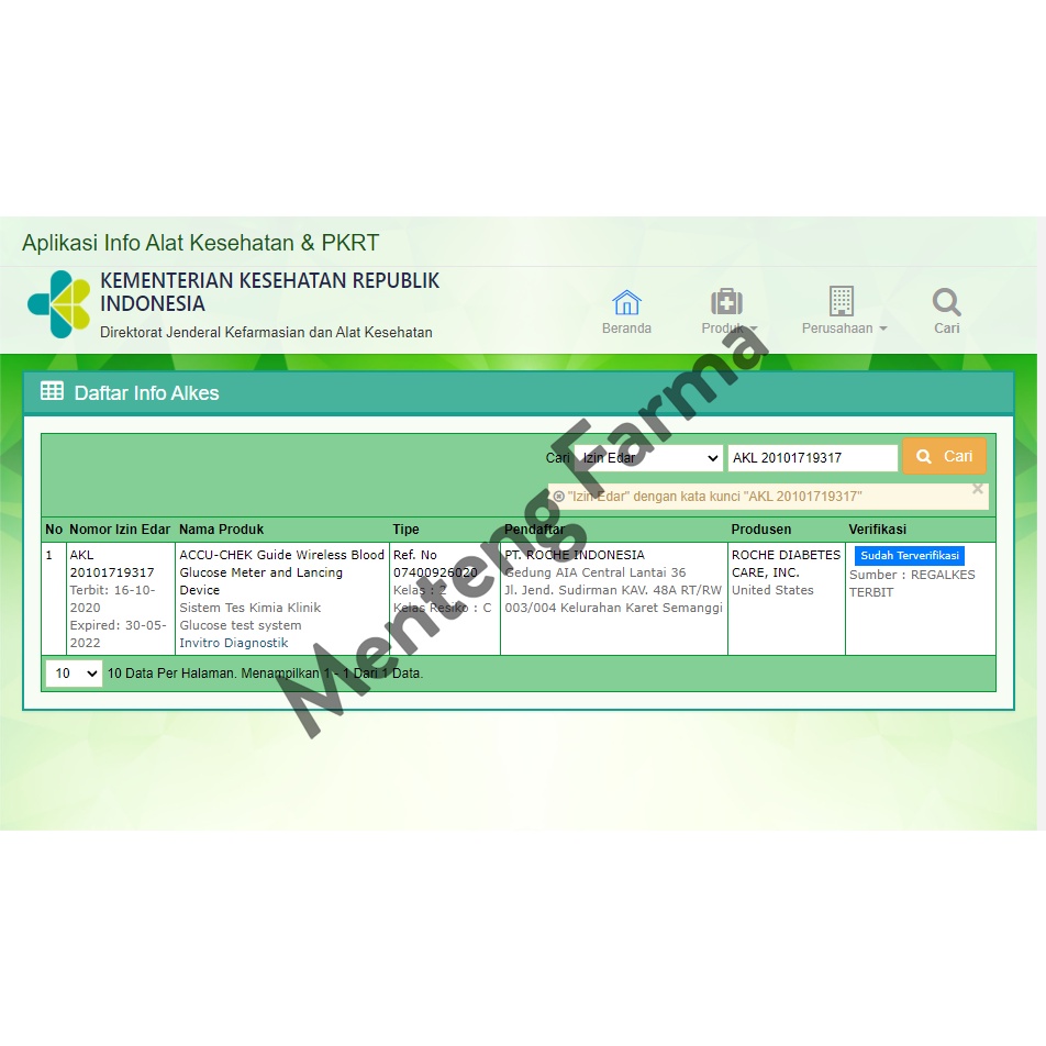 Accu-Chek Guide Extra 25 Strip - Alat Pemantau Gula Darah