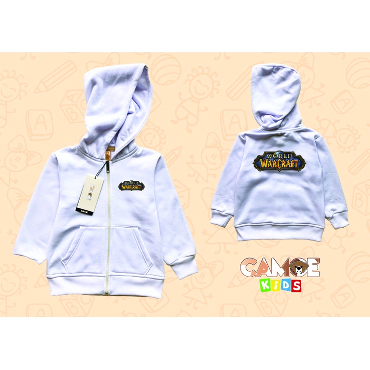 Hoodie Zipper Anak World of warcraft