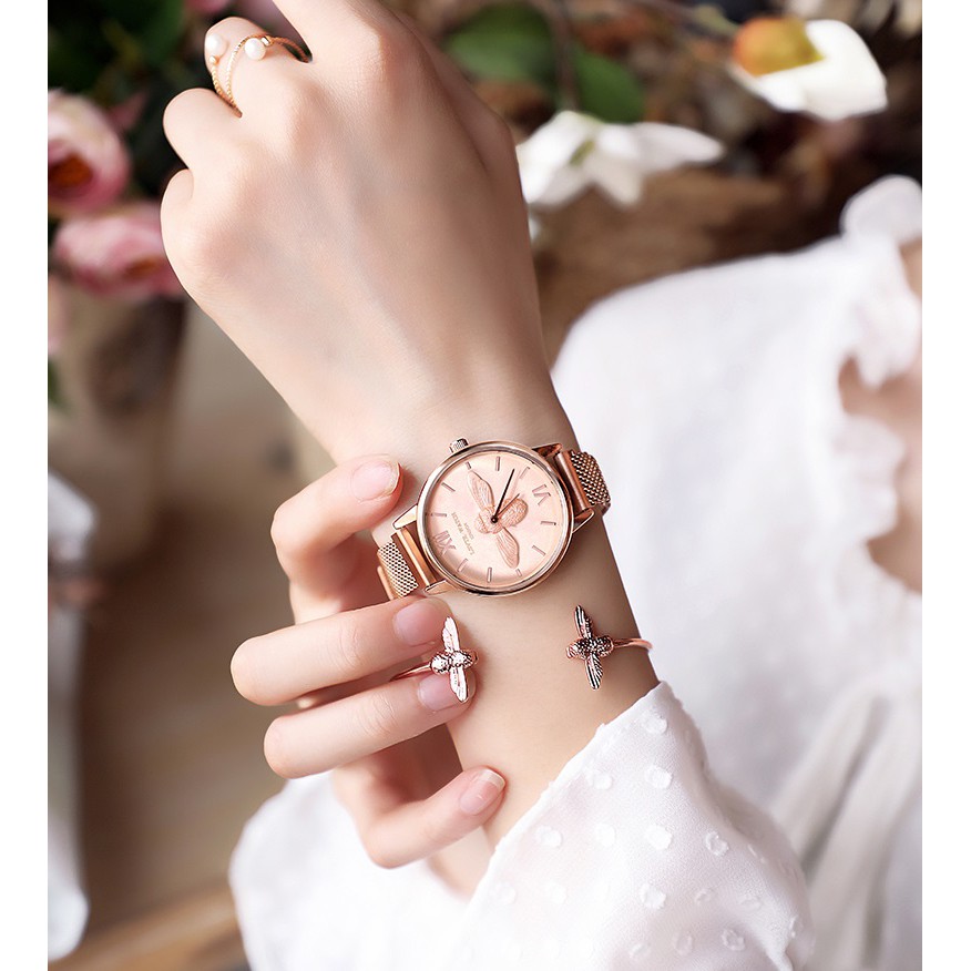 - BISA COD - Jam Tangan Wanita LSVTR Magnet Watch Women Rantai Fashion Murah Korea Import Remaja