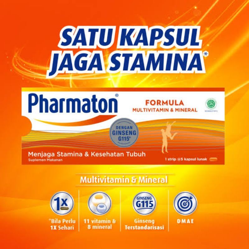 Pharmaton Vit / Formula 5s Formula Multivitamin dan Mineral
