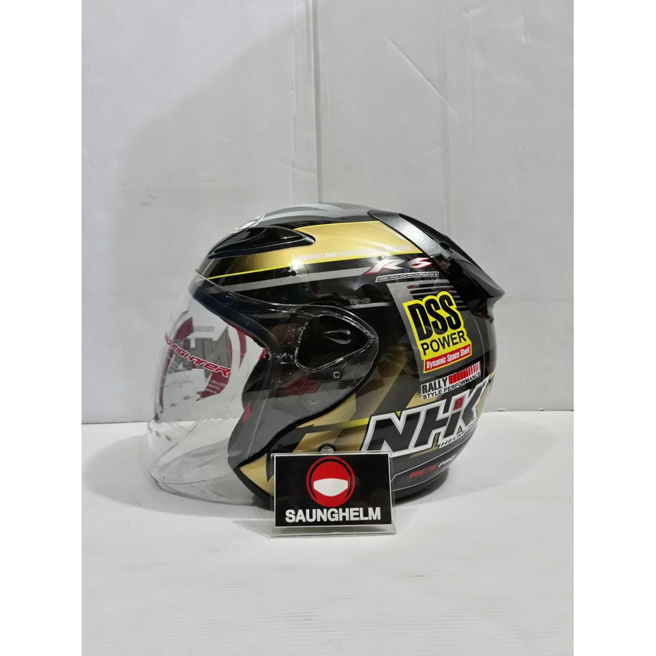 Excelent HELM NHK R6 RALLY BLACK GOLD