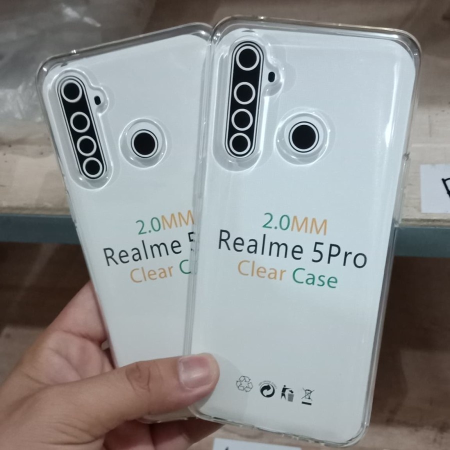 SOFTCASE CLEAR HD PREMIUM REALME 5 PRO - FA