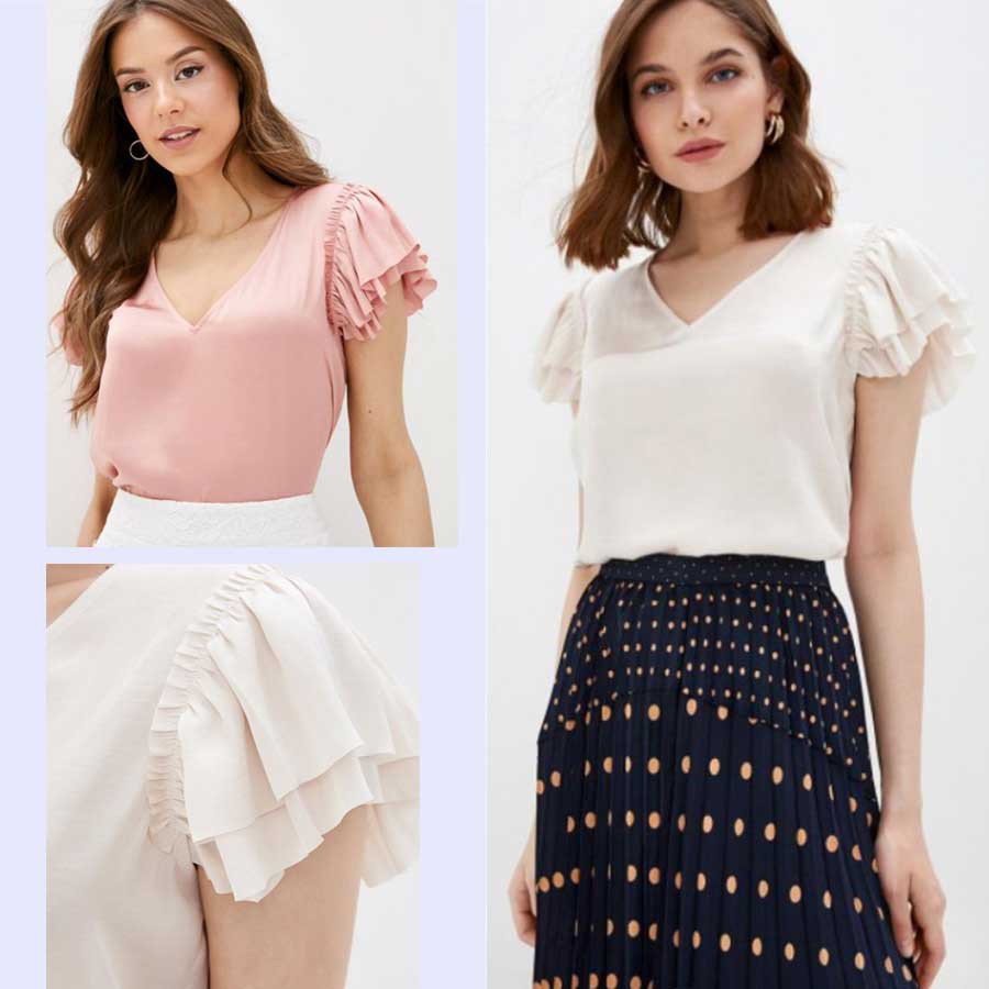 BANANAREPUBLIC FLUTTERSLEEVE BLOUSE-3