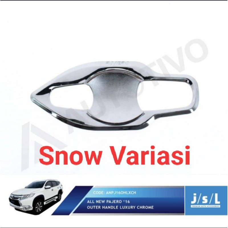 Cover Outer Mangkok All New Pajero 2016 2020 2022 Luxury Chrome